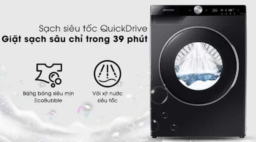 Quick Drive – Giặt nhanh hơn, hiệu quả hơn